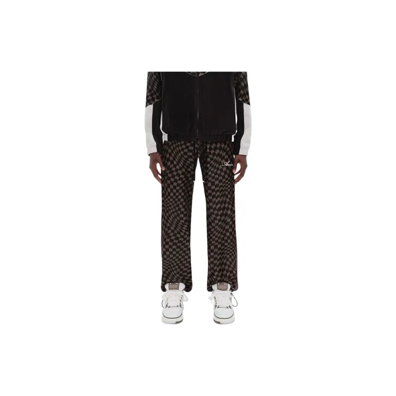 AMIRI FW23 Casual Pants Men's Maillard Style Dark Brown-1