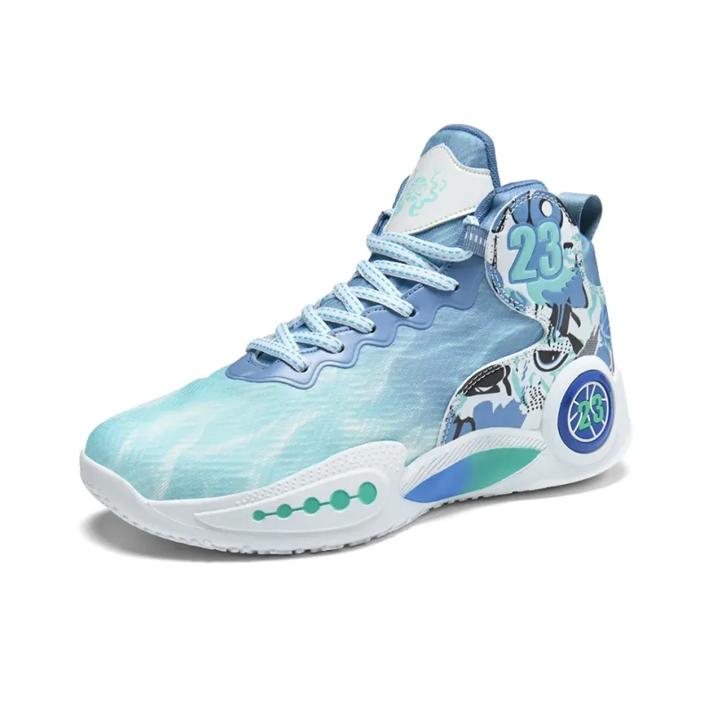 MUSNODO Shock Absorbers With Slip Resistant And Abrasion Resistant Properties High Top Basketball Shoes Unisex-13