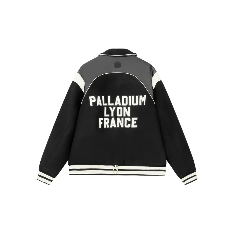 Palladium Baseball Jacket Unisex Lead Black-1