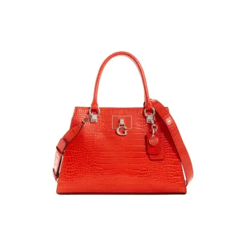 GUESS Artificial Leather Shoulder Bag Crossbody Bag Handbag Women's Orange