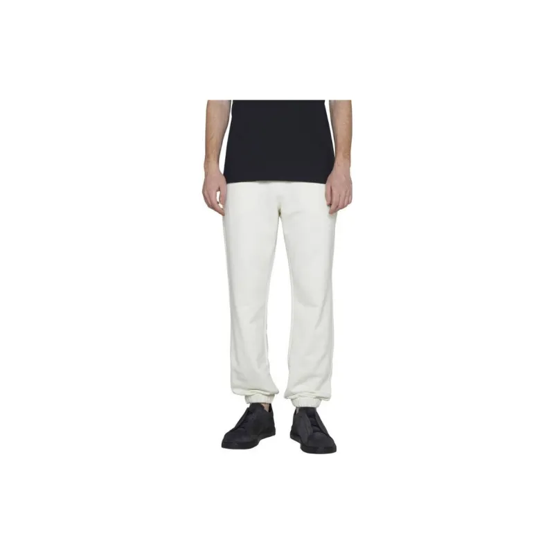 Zzegna Logo-lettering Cotton Track Pants-3