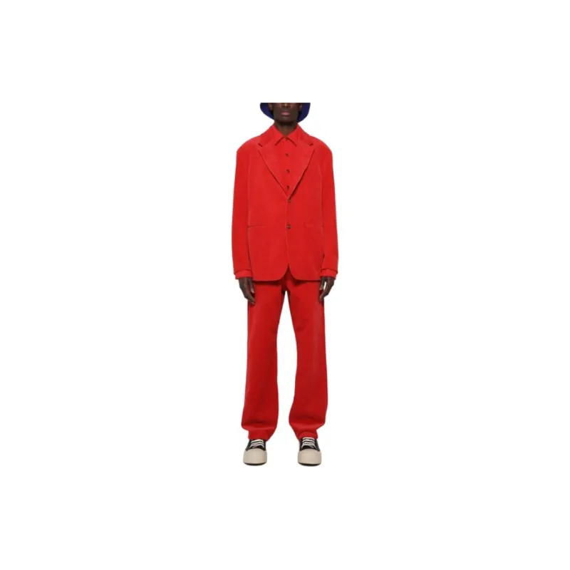 Ermenegildo Zegna Single-breasted Corduroy Blazer-4