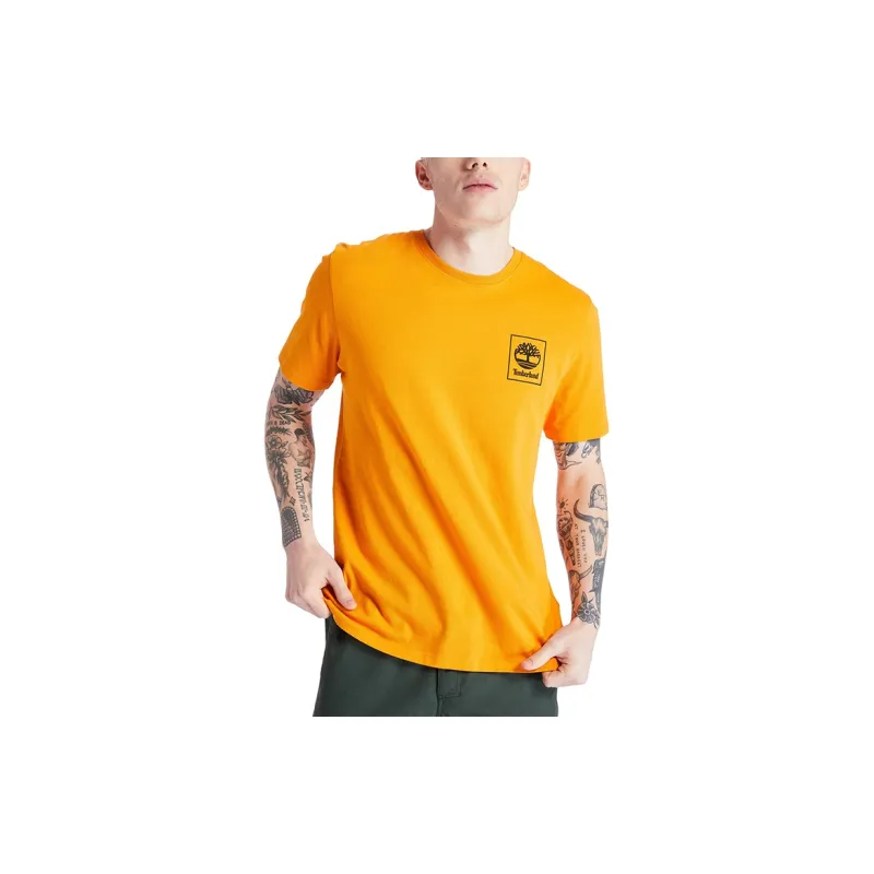 Timberland T-Shirts Men Orange-1