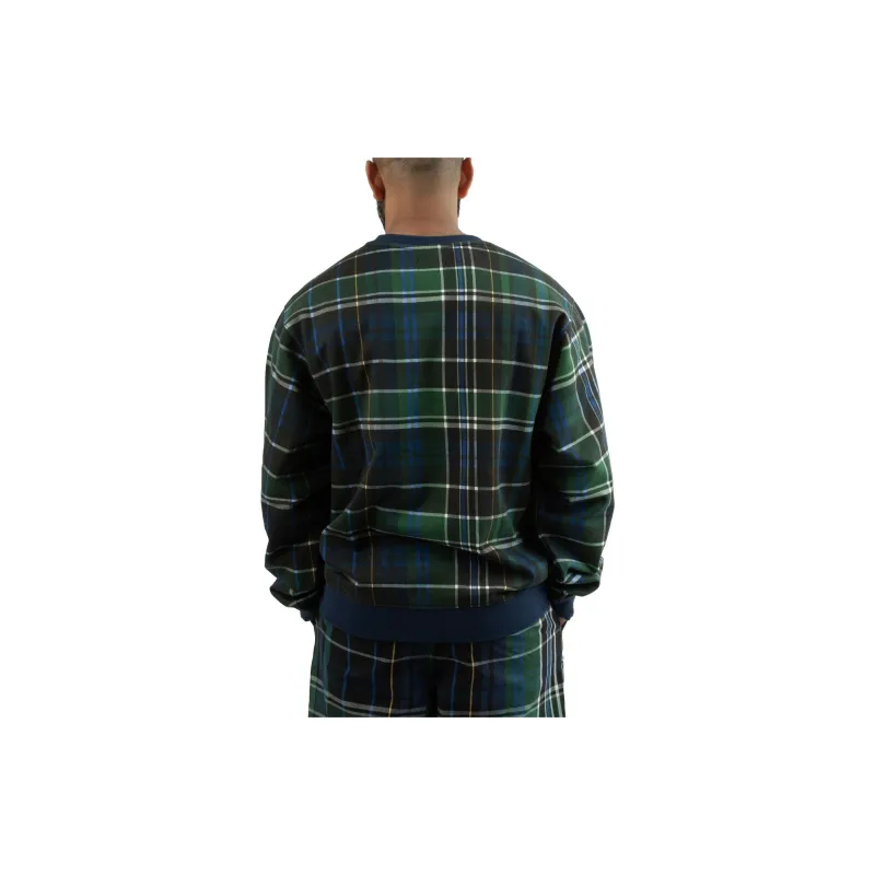Vans Sweatshirts Men Green/Black-5