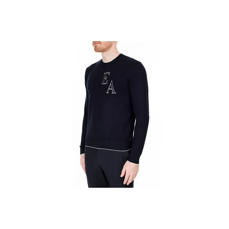 EMPORIO ARMANI SS21 Sweater Men's Navy Blue-7