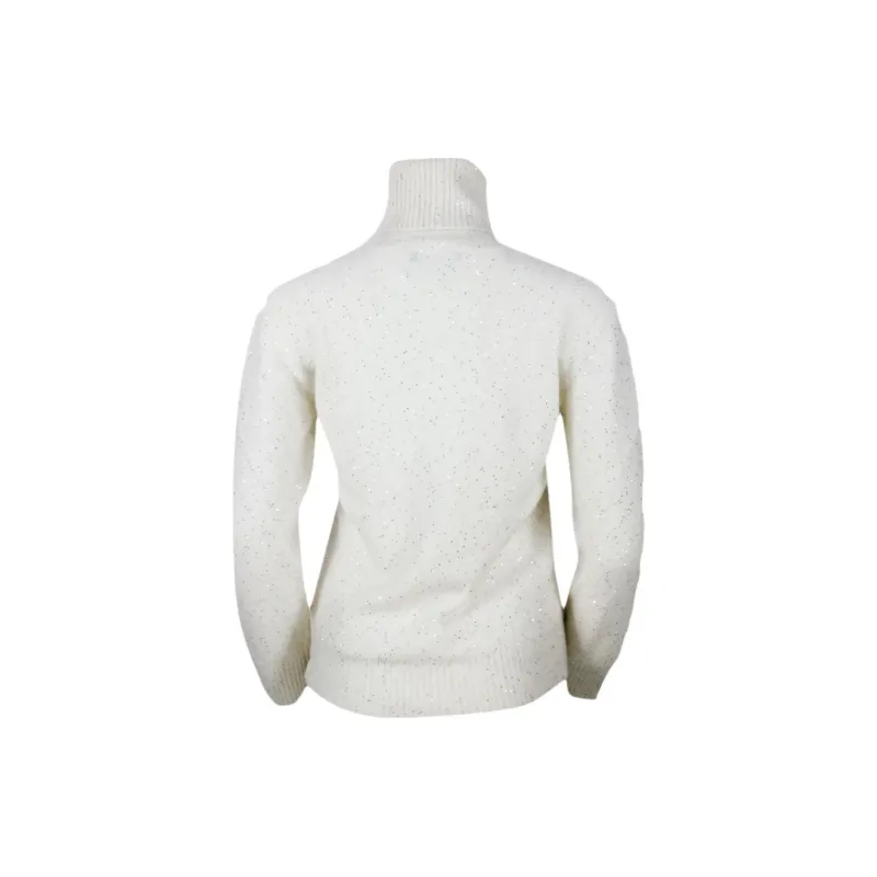 Fabiana Filippi Sequin Embellished Turtleneck Jumper-1