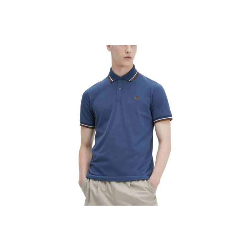FRED PERRY Polo Shirt Men's Midnight Blue-3