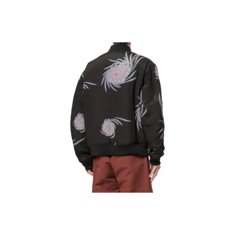 UNDERCOVER Floral print Zip up Bomber Jacket-1