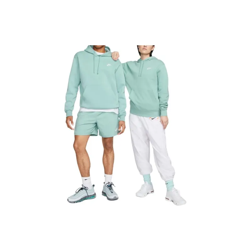 Nike Sportswear Club Fleece Pullover Hoodie Sweatshirt Unisex Green-1
