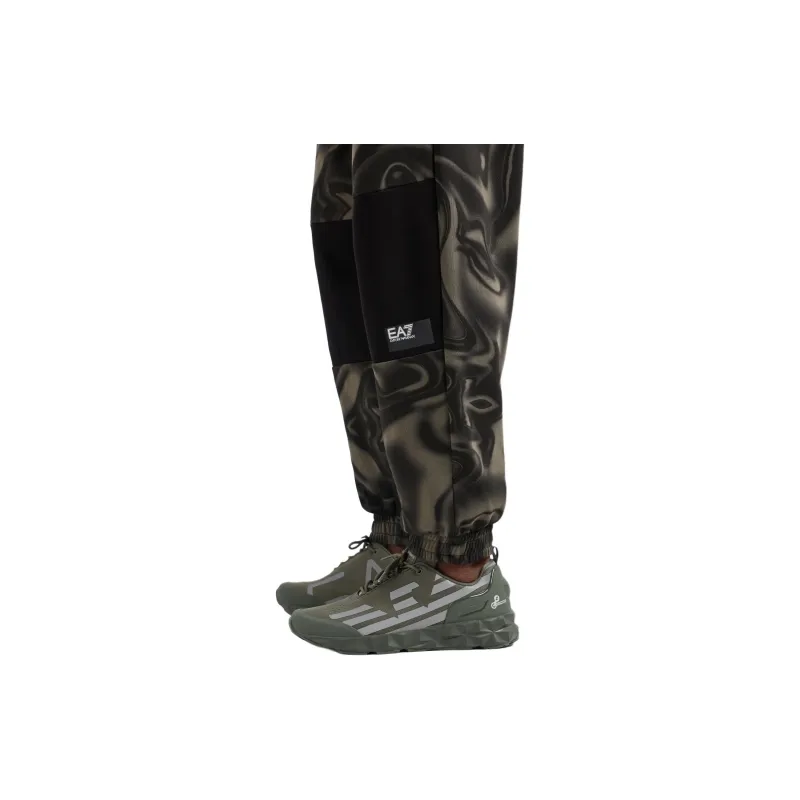 EMPORIO ARMANI Graphic print Track Pants-4