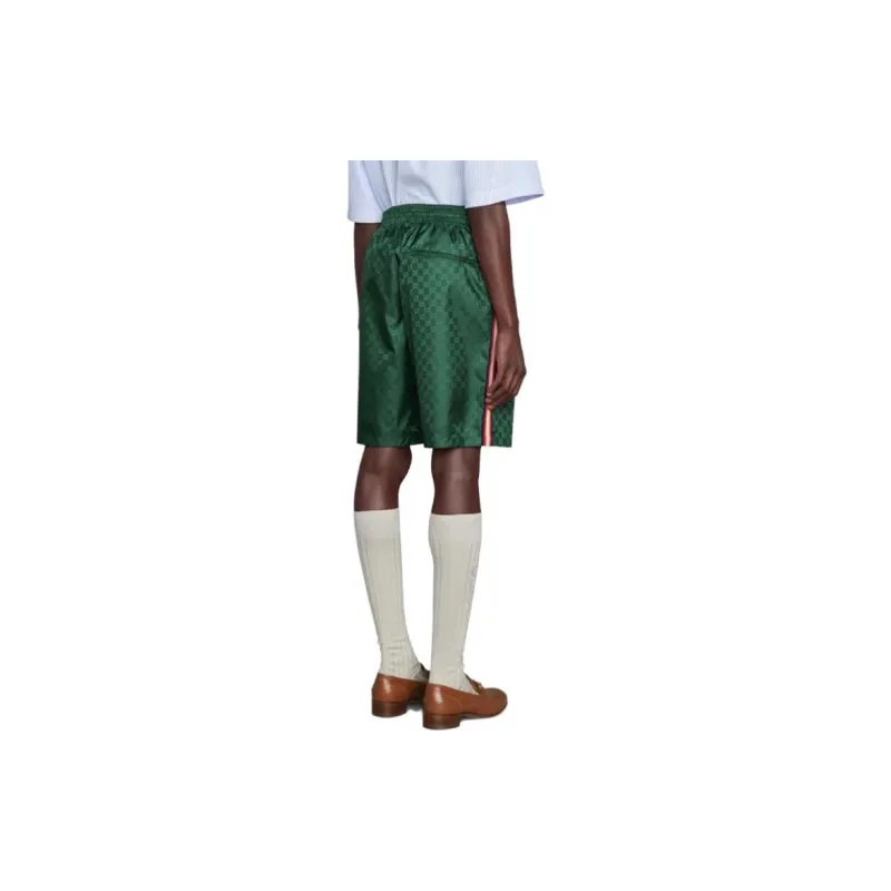 GUCCI Re Nylon Casual Shorts Men Green-3