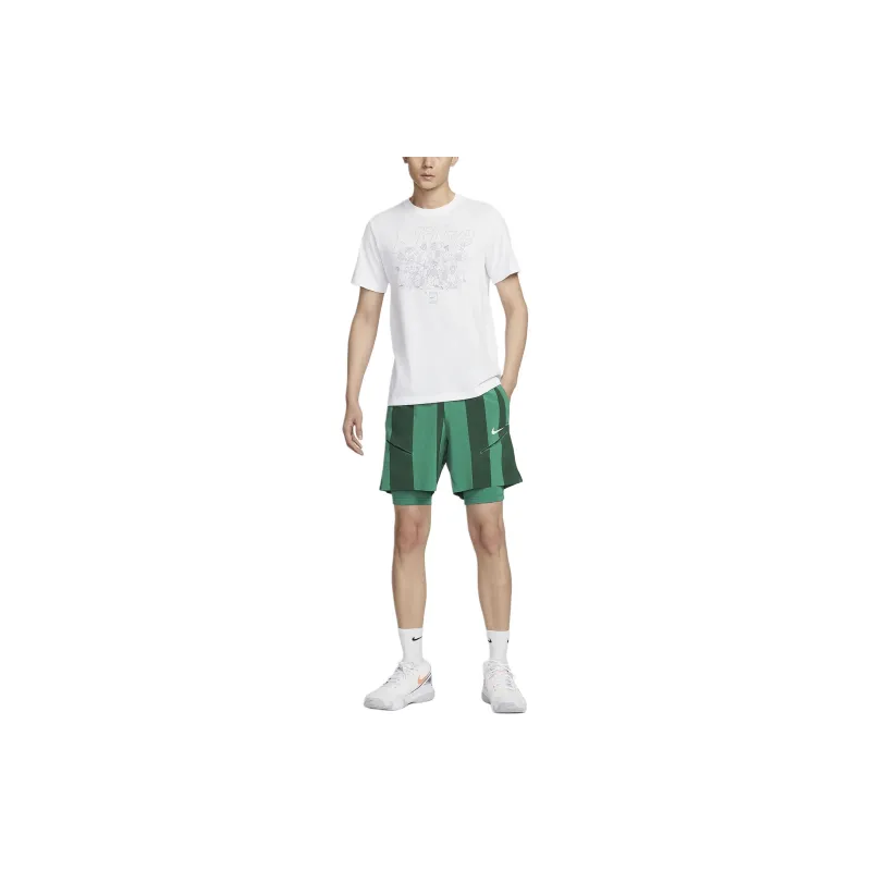 Nike Court Slam Casual Shorts Men's Green-1
