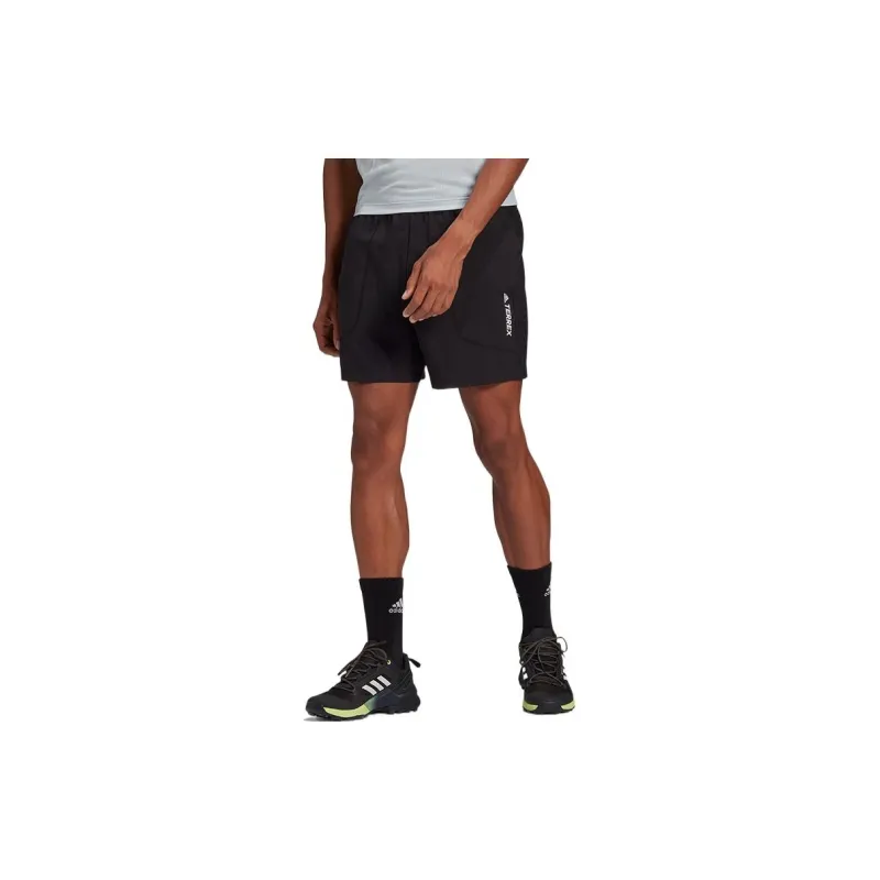 Adidas Terry Logo-print Running Shorts-1