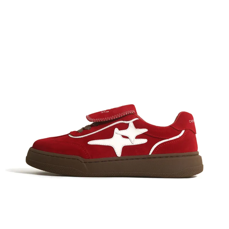 CHENTER KATER Anti-Slip And Wear-Resistant Breathable Low-Top Skateboard Shoes Women's-8