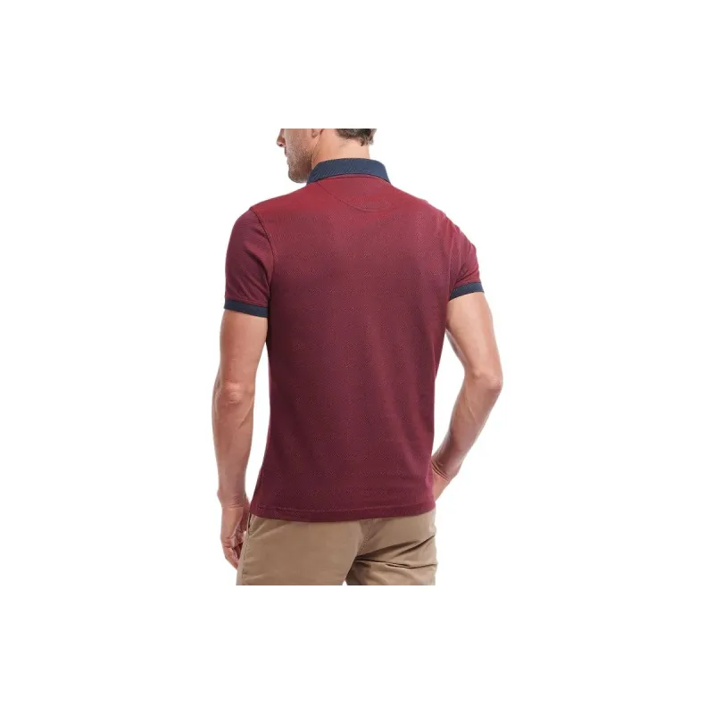 BARBOUR Sports Mix Polo Shirt Polo Shirt Men's Red-3