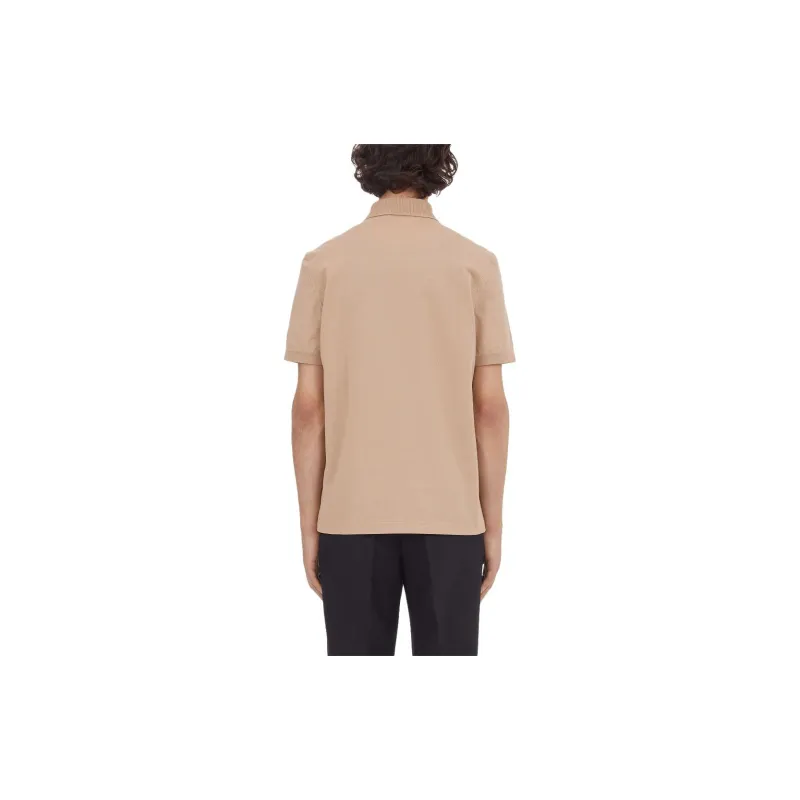 Ferragamo Logo-print Zip-up Polo Shirt-3