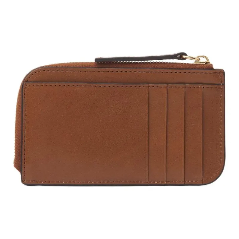 Chloe Shiny Calfskin Wallet Trumpets Women's Clay Brown-2