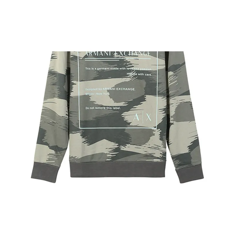 ARMANI EXCHANGE Sweatshirts Men Dark Green-4