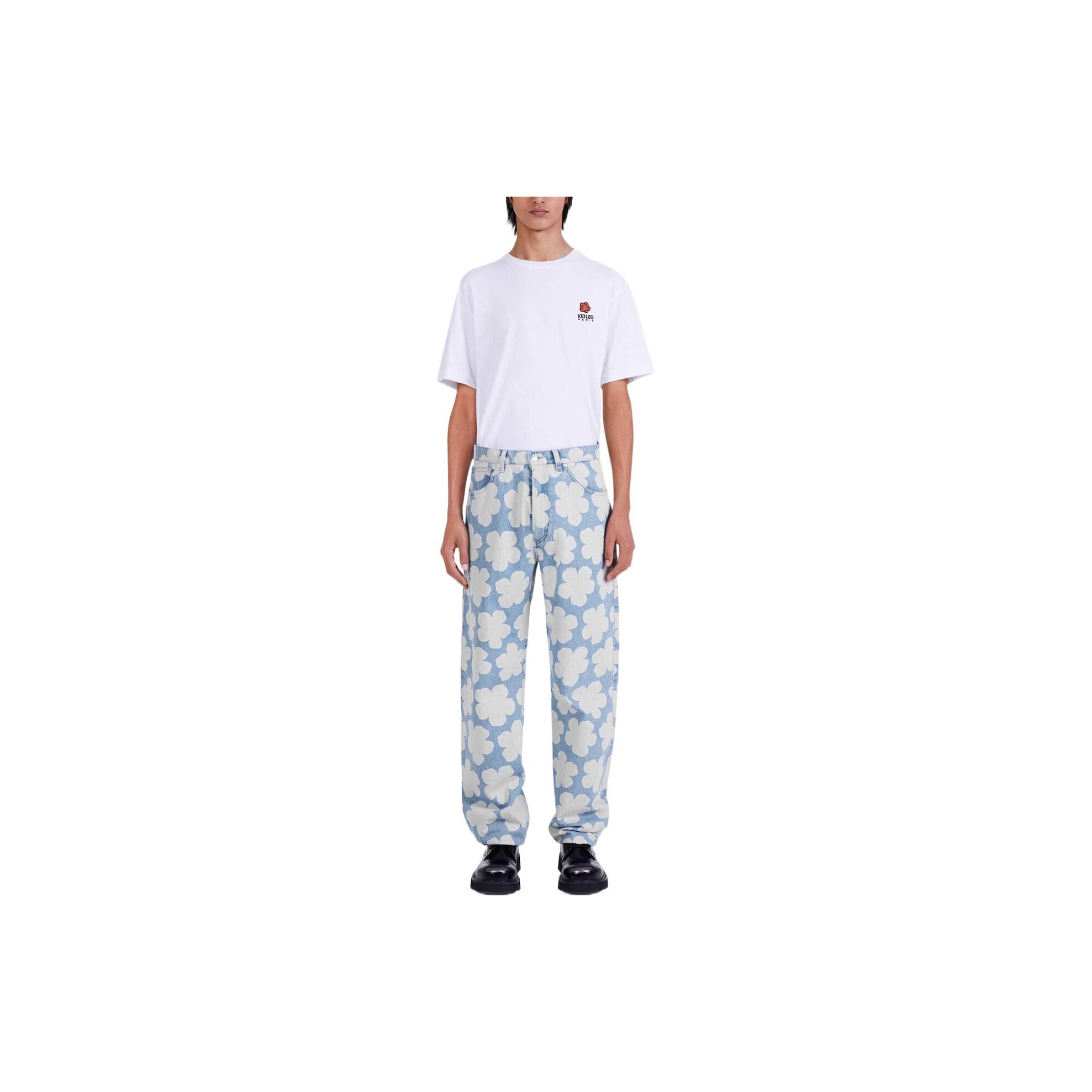 KENZO X Nigo Boke Flower Crest T-Shirt - POIZON KENZO X Nigo Boke Flower Crest T-Shirt - POIZON