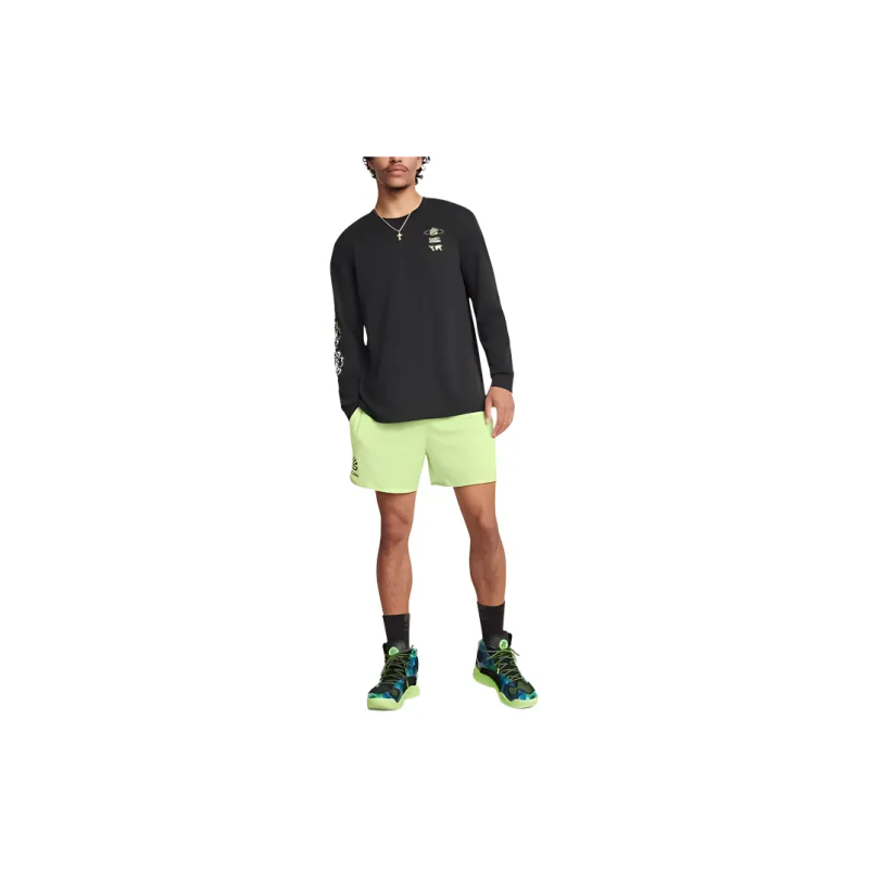 Under Armour Curry Splash Shorts Casual Shorts Men's Shapeshifting Green-3