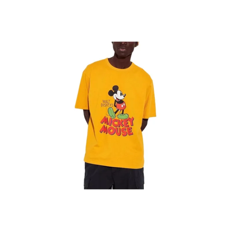 Disney X UNIQLO T Shirts Unisex Lemon Yellow-2