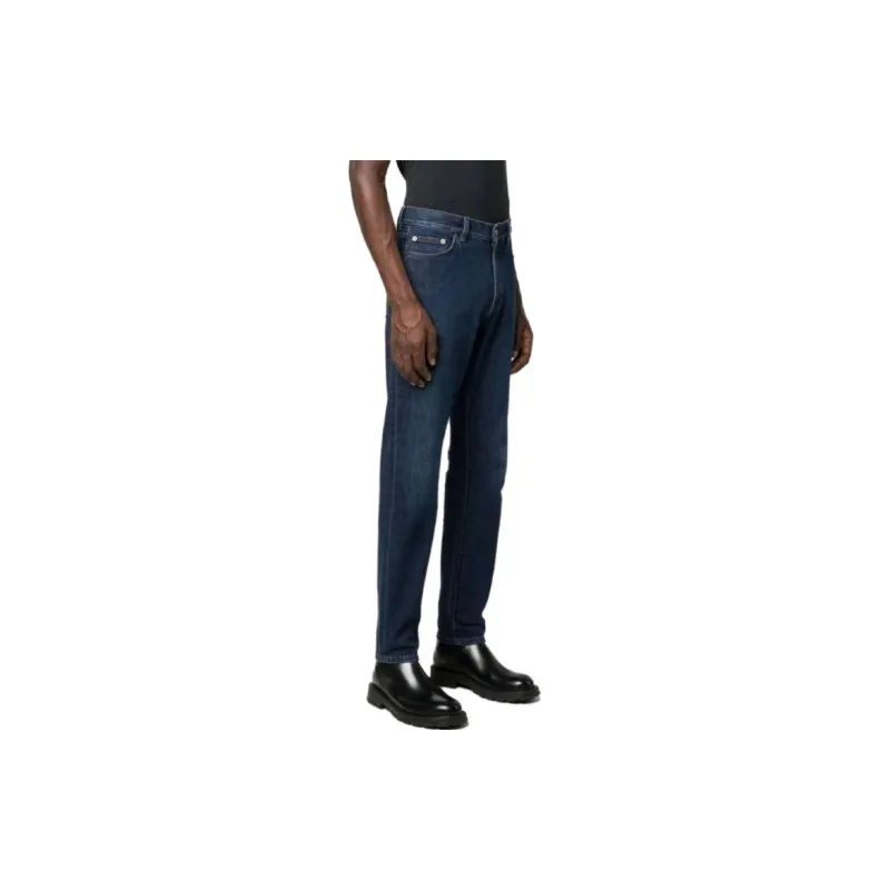 Ermenegildo Zegna Mid rise Slim cut Stretch cotton Jeans-3