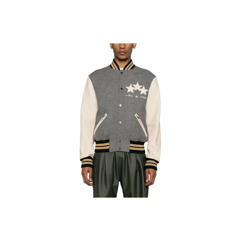 AMIRI Oversized Stars Varsity Jacket-1