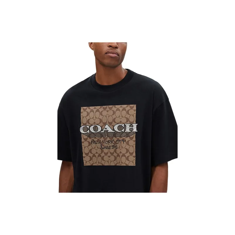 COACH T Shirts Men Black-3