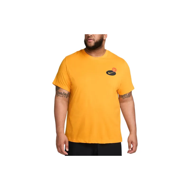 Nike Dri-Fit Fitness T-Shirt T-Shirt Men's Orange-4