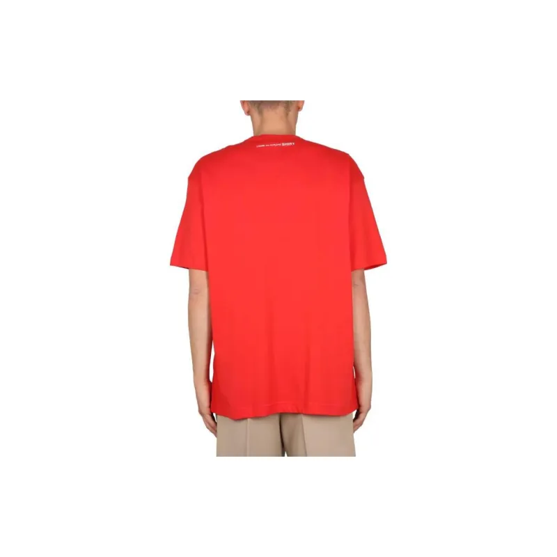 CDG T Shirts Men Red-2