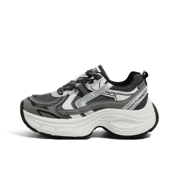 HUANQIU Durable Breathable Low-Top Chunky Sneakers Women's