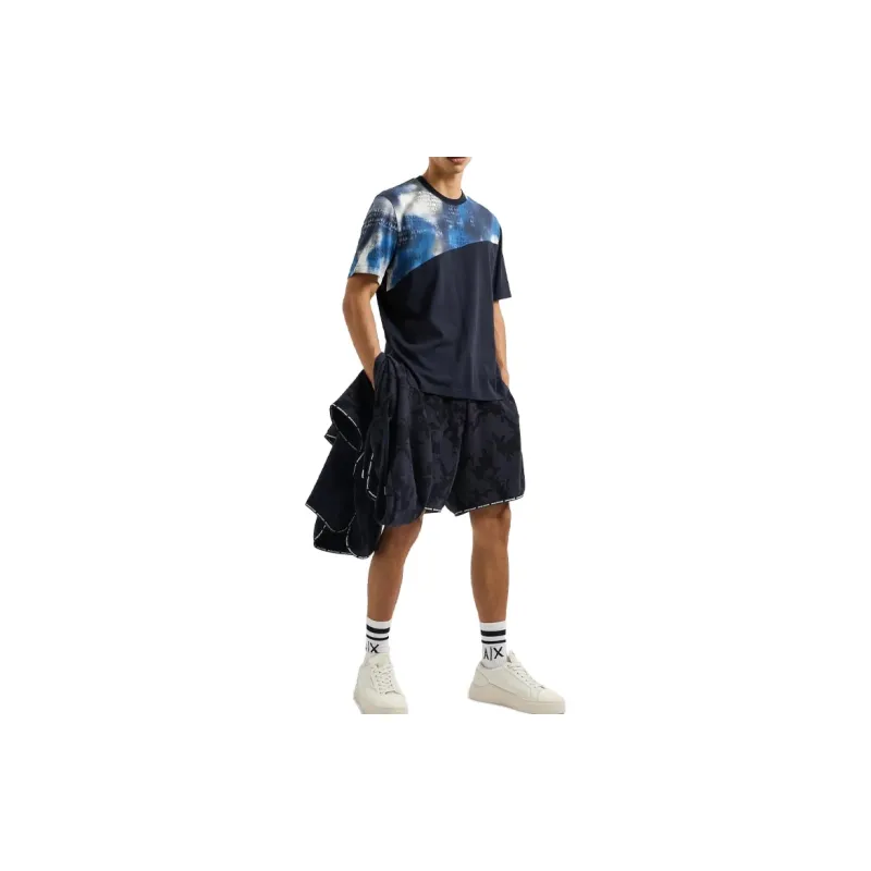 ARMANI EXCHANGE SS24 Drop Shoulder Sleeve T Shirt Men's-3