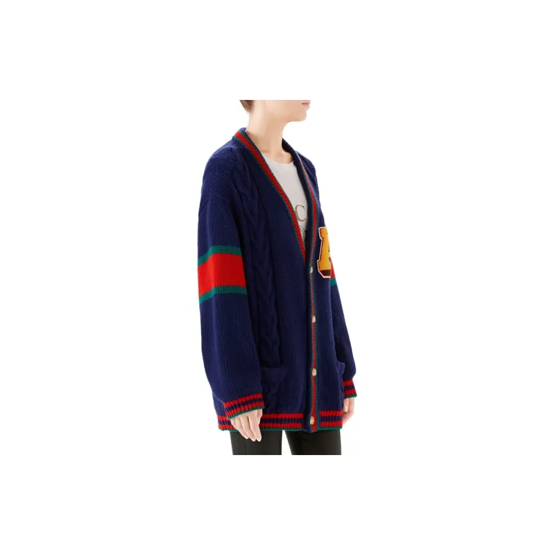 GUCCI Sweaters Unisex Blue-3