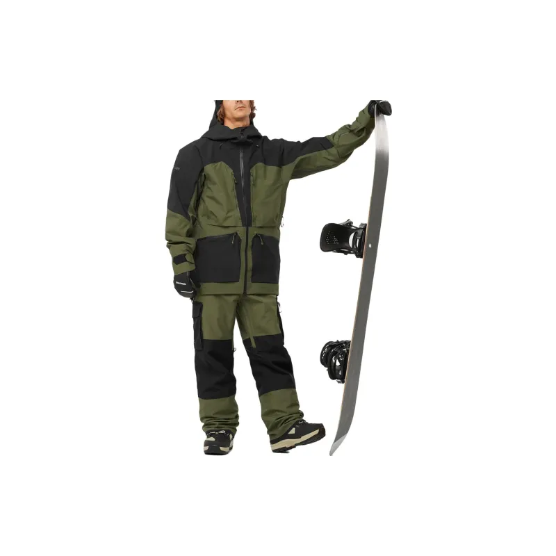 SALOMON S/LAB Jackets Men Black Green-3
