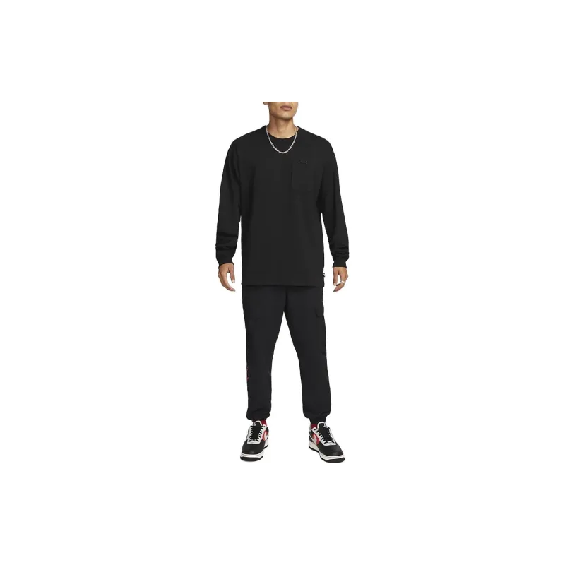 Nike T Shirts Men Black-2