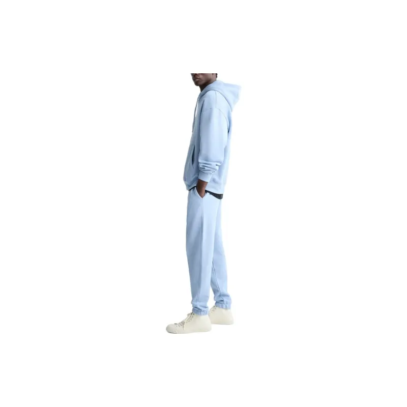 ZARA Knitted Sweatpants Men Blue-1