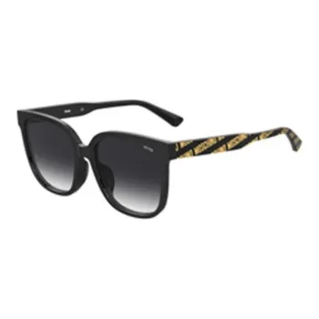 MOSCHINO Subject To Official Website Oval Sunglasses Women's Black
