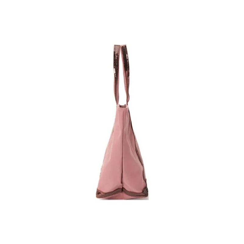 Vanessa Bruno Cotton Tote Bag, Shopping Bag, Shoulder Bag, Crossbody Bag, Handbag Women's Pink-1