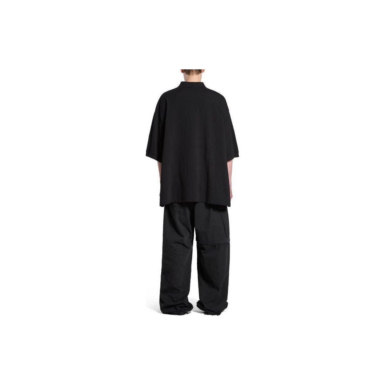 Balenciaga Oversized Short-Sleeve Polo - POIZON
