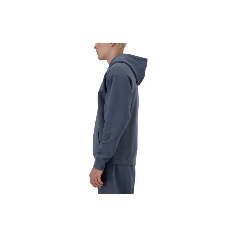 New Balance Iconic Collegiate Graphic Hoodie Sweatshirt Men's Blue-2