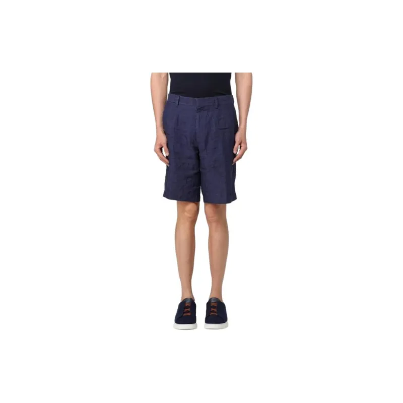 Zegna SS24 Casual Shorts Men's Dark Blue-4