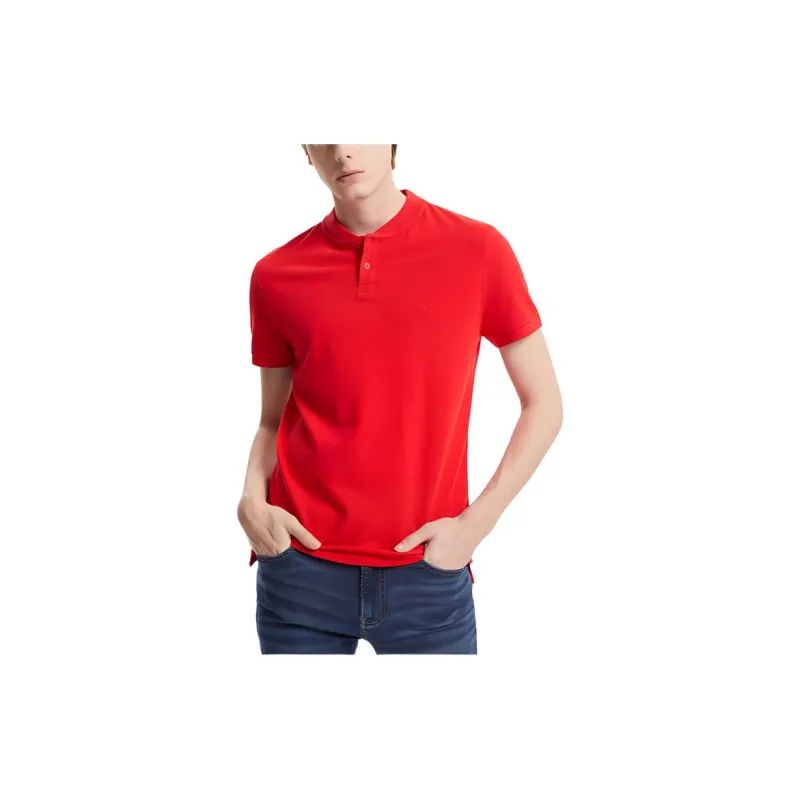 CALVIN KLEIN Polo Shirt Men's Red-1