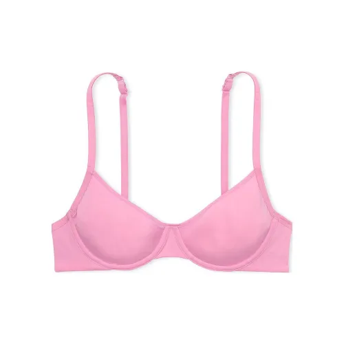 Victoria's Secret PINK Wear Everywhere Unlined Demi Bra / Moonstone Pink Bra Women's Pink