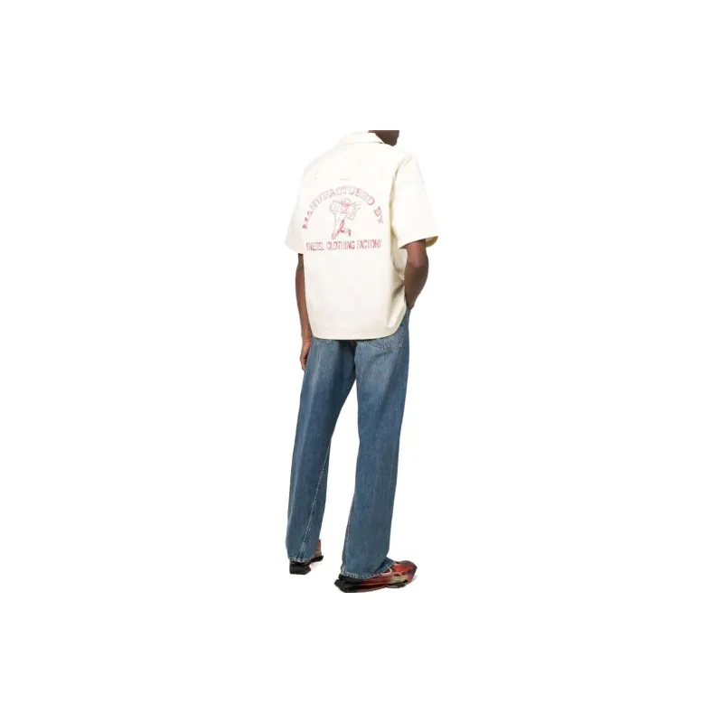 DIESEL Shirts Men Yellow-1