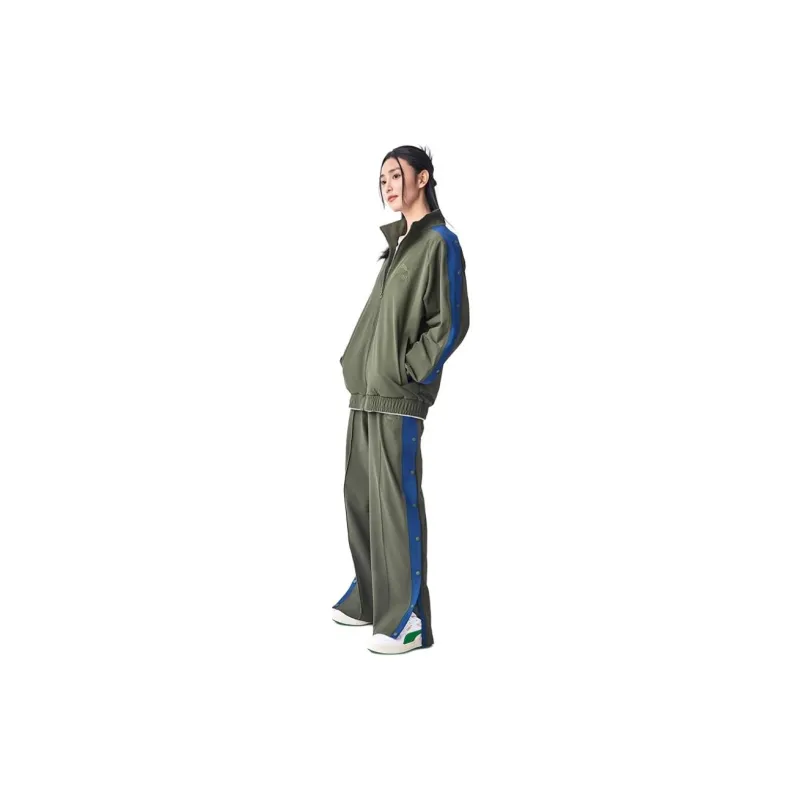 PUMA Fall 2022 T7 Collection T7 WOVEN PANTS Casual Pants Unisex Army Green-6