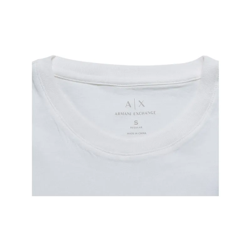ARMANI EXCHANGE T-Shirts Men Cream-3