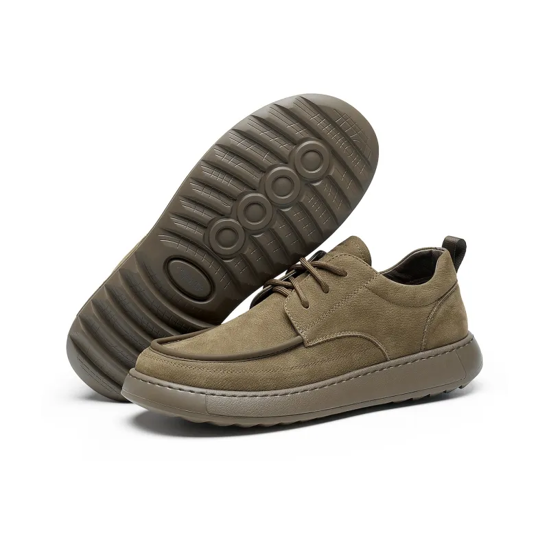 C°BANNER Low Top Casual Shoes Men's Khaki Green-4