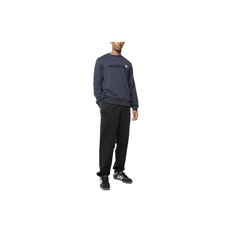 Moncler Sweatshirts Men Navy-2