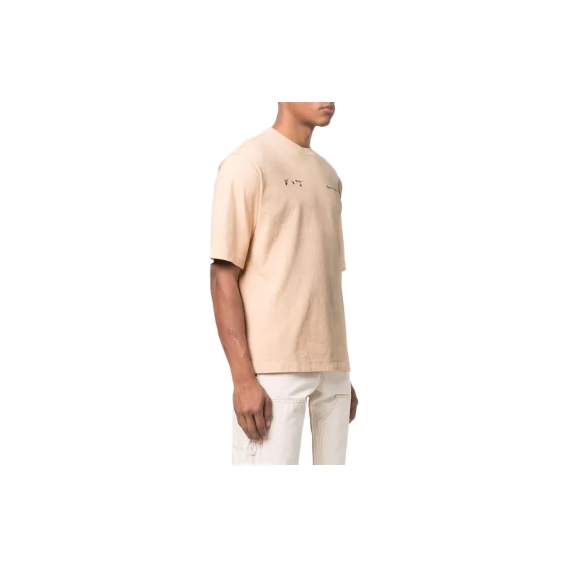 OFF WHITE T Shirts Men Khaki-3