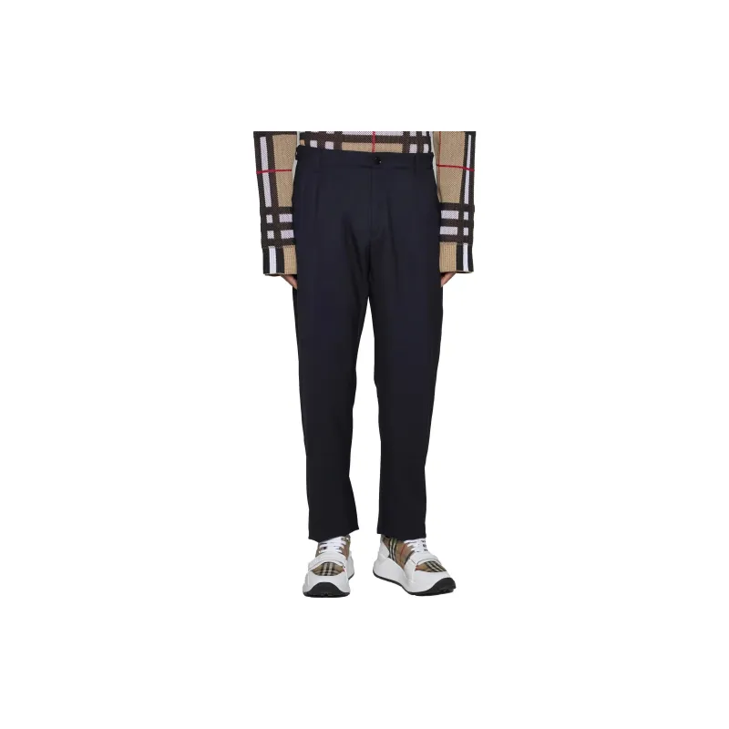 Burberry Straight Leg Slim Cut Trousers-2